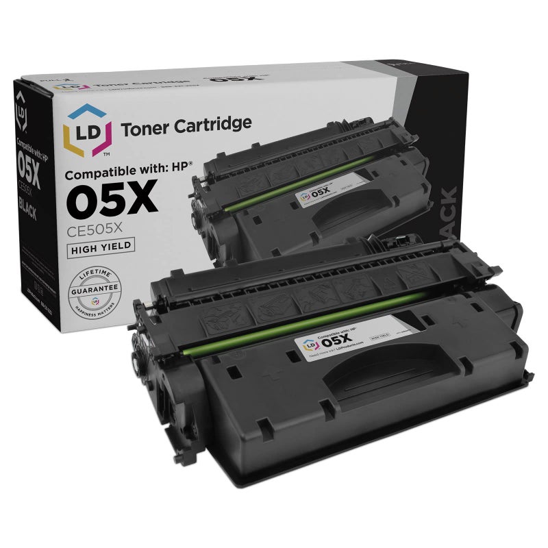 LD Compatible Toner Cartridge Replacement for HP 05X CE505X High Yield (Black) - Image 1